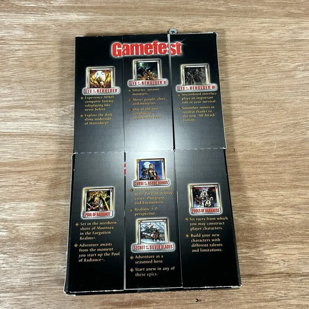 Gamefest for PC, New, 14 Forgotten Realms‎ Classics Games, Dual Jewel Sealed